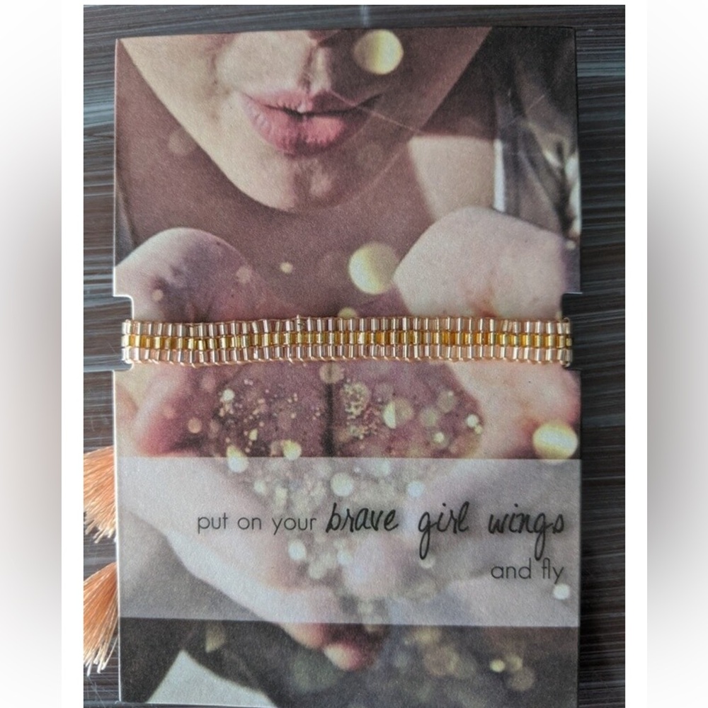 NEW Alexa’s angels wings beaded bracelet